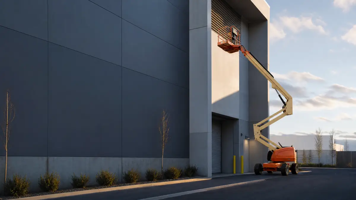 Articulating Boom Lifts jobsite access in Fort Myers
