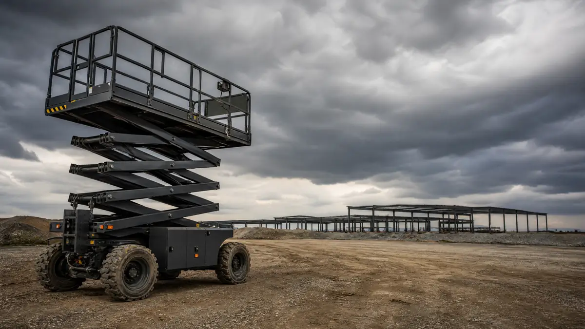 Rough Terrain Scissor Lifts jobsite access in Fort Myers